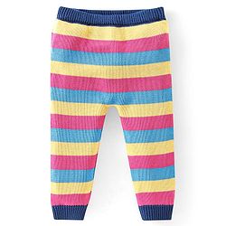 Babyhug Organic Cotton Knit Full Sleeves Baby Sweater Set with Cap & Bird Design - Pink & Blue