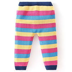 Babyhug Organic Cotton Knit Full Sleeves Baby Sweater Set with Cap & Bird Design - Pink & Blue