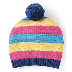 Babyhug Organic Cotton Knit Full Sleeves Baby Sweater Set with Cap & Bird Design - Pink & Blue