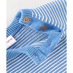 Babyhug Organic Cotton Full Sleeves Sweater Set with Floral Design - Pink