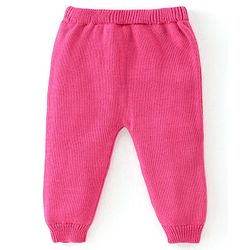 Babyhug Organic Cotton Full Sleeves Baby Sweater Set with Cap Hearts Design - Pink & Grey