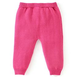 Babyhug Organic Cotton Full Sleeves Baby Sweater Set with Cap Hearts Design - Pink & Grey