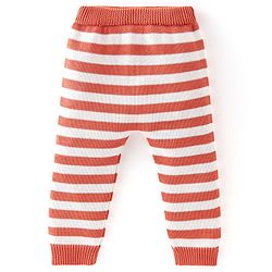 Babyhug Organic Full Sleeves Baby Sweater Set with Bear Design & Cap - Yellow & Red