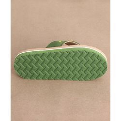 Cute Walk by Babyhug Slip On Flip Flops Animals Print - Green