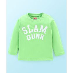 Babyhug 100% Cotton Jersey Knitted Full Sleeves T-Shirts Text Print Pack of 5 - Multicolour