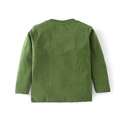 Babyhug 100% Cotton Full Sleeves T-Shirt Striped With Adventure Print Pack Of 3 - Green Yellow & White