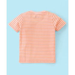 Babyhug 100% Cotton Jersey Knit Half Sleeves T-Shirts Beach Print Pack of 7 - Multicolour