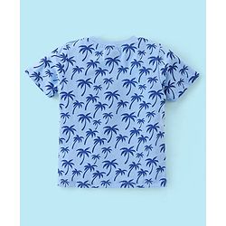 Babyhug 100% Cotton Jersey Knit Half Sleeves T-Shirts Beach Print Pack of 7 - Multicolour
