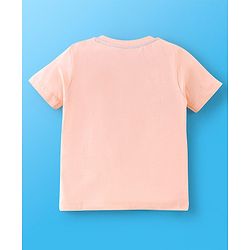 Babyhug 100% Cotton Half Sleeves T-Shirt Striped & Print Pack Of 7 - Blue Yellow & Green