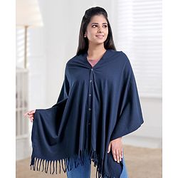 Babyhug 100% Cotton Breast Feeding Multi Purpose Nursing Scarf- Black