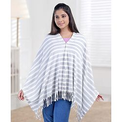 Babyhug 100% Cotton Breast Feeding Multi Purpose Nursing Scarf- Black