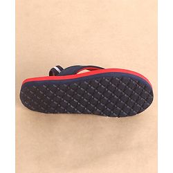 Cute Walk by Babyhug Slip On Flip Flops Boat Print - Red & Blue