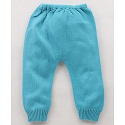 Babyhug Knit Full Sleeves Striped Sweater Set - Blue
