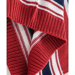 Babyhug Knit Full Sleeves Stripe Print Sweater - Multicolor