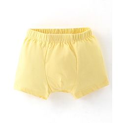 Babyhug 100% Cotton Briefs Striped & Tiger Print Pack of 3 - Blue & Yellow