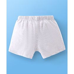 Babyhug 100% Cotton Briefs Striped & Fries Print Pack of 3 - Blue & Yellow