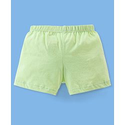 Babyhug 100% Cotton Knit Briefs Stripes & Dino Print Pack of 3 - Green & White