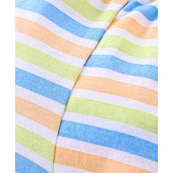 Babyhug 100% Cotton Knit Briefs Stripes & Dino Print Pack of 3 - Green & White