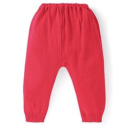 Babyhug Full Sleeves Sweater and Pant Set Heart Design - Navy Blue