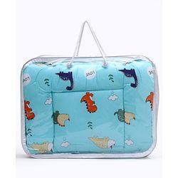 Babyhug Cotton Sleeping Bag Duck Print- Blue