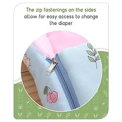 Babyhug Cotton Sleeping Bag Duck Print- Blue