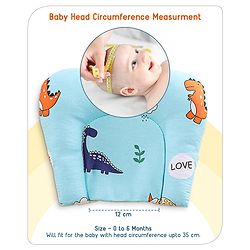 Babyhug Cotton Bedding Set with Mosquito Net Duck Print- Blue
