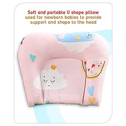 Babyhug Cotton Bedding Set with Mosquito Net Duck Print- Blue