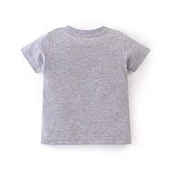 Babyhug Cotton Half Sleeves T-Shirt Stripes & Football Print Pack of 5- Green Grey & Blue