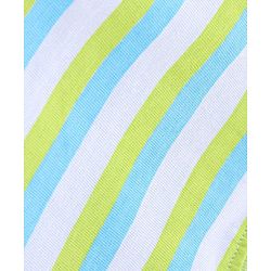 Babyhug Cotton Half Sleeves T-Shirt Stripes & Football Print Pack of 5- Green Grey & Blue