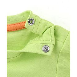 Babyhug Cotton Half Sleeves T-Shirt Stripes & Football Print Pack of 5- Green Grey & Blue