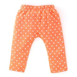 Babyhug Interlock Cotton Knit Full Length Diaper Pants Space Shuttle Print Pack of 3 - Navy Turquoise & Orange