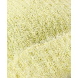 Babyhug Woolen Knit Cap Lemon Yellow - Diameter 11 cm