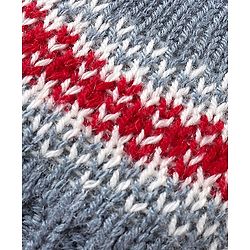 Babyhug Woollen Cap with Pompom - Grey