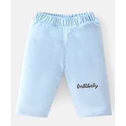 Babyhug Hooded Full Sleeves Winter Wear Set Striped - Blue