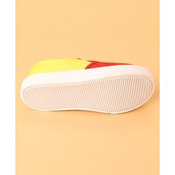 Cute Walk by Babyhug Slip On Casual Shoes Mickey Mouse Print - Red