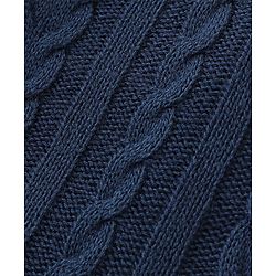 Babyhug Full Sleeves Cable Knit Design Sweater - Navy