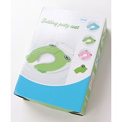 Frog Shaped Foldable Potty Seat Cover - Blue