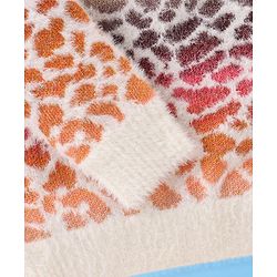 Babyhug Full Sleeves Sweater With Leopard Print - Pink & Peach