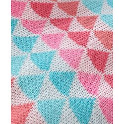 Babyhug Knit Full Sleeves Sweater with Geometric Design - Multicolour