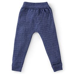 Babyhug Fleece and Woollen Full Length Pant Striped - Pink