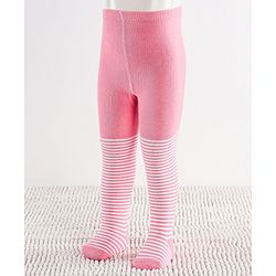 Cutewalk by Babyhug Non Terry Footed Anti-Bacterial Unicorn Design Tights Pack of 2 - Pink & Navy