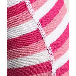 Cutewalk by Babyhug Non Terry Footed Anti Bacterial Striped  Tights  - White & Pink