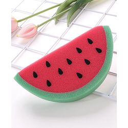 Watermelon Shaped Bath Sponge- Red