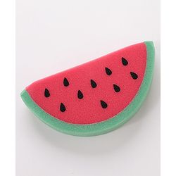 Watermelon Shaped Bath Sponge- Red