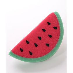 Watermelon Shaped Bath Sponge- Red