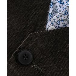 Babyhug Woven Full Sleeves Shirt with Attached Corduroy Waist Coat & Trouser Set - Olive Green