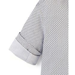 Babyhug Full Sleeves Party Wear Shirt with Bow Checks Print - White