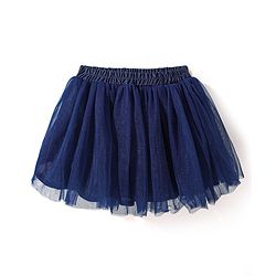 Babyhug Sleeveless Party Wear Skirt & Top Set With Bow Applique - Pink