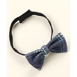 Babyhug Cotton Full Sleeves Party Wear Suit With Blazer Checkered - Navy Blue