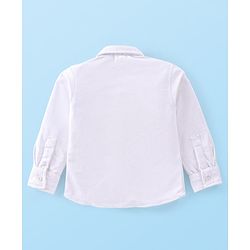 Babyhug Knit Full Sleeves Solid Color Party Suit with Stretch Waistcoat & Cap -  Pink & White